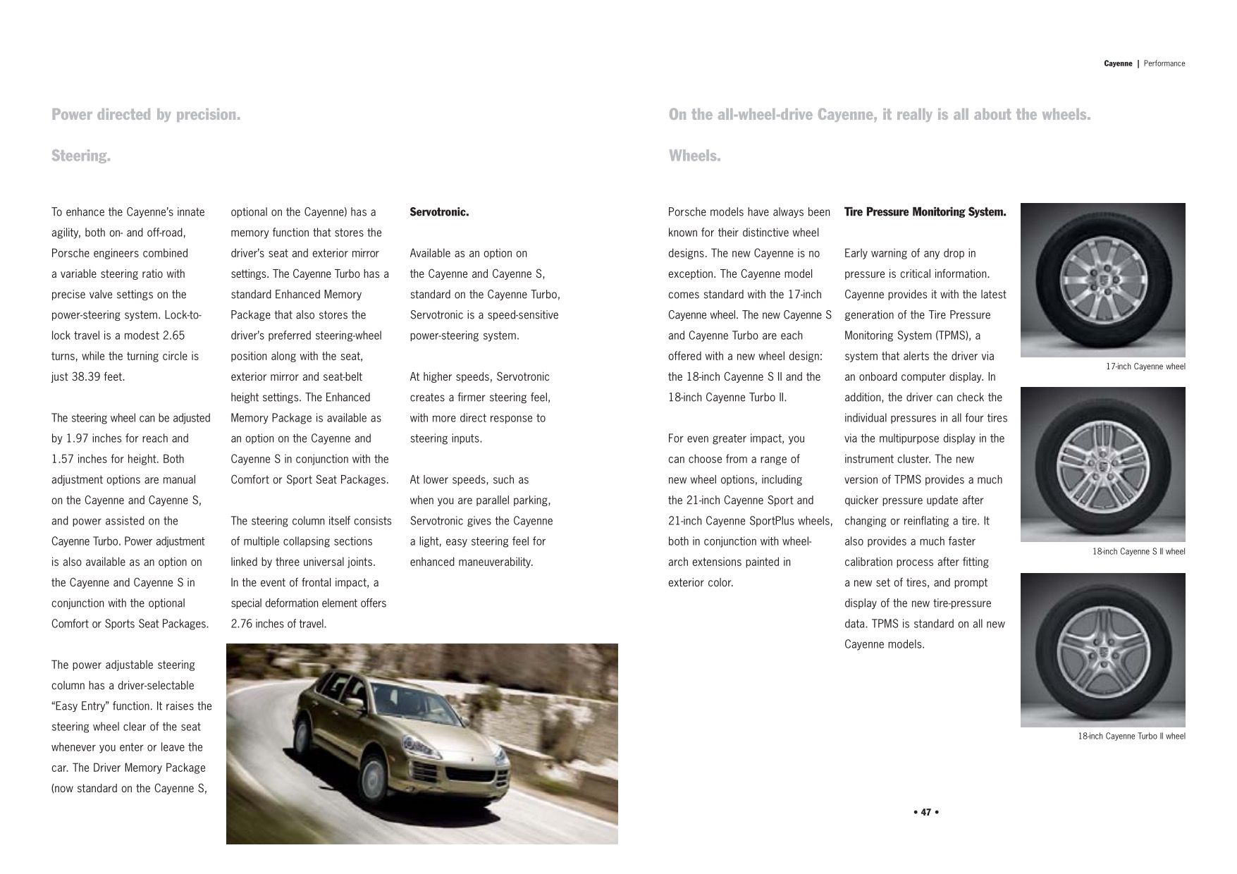 2008 Porsche Cayenne Brochure Page 10